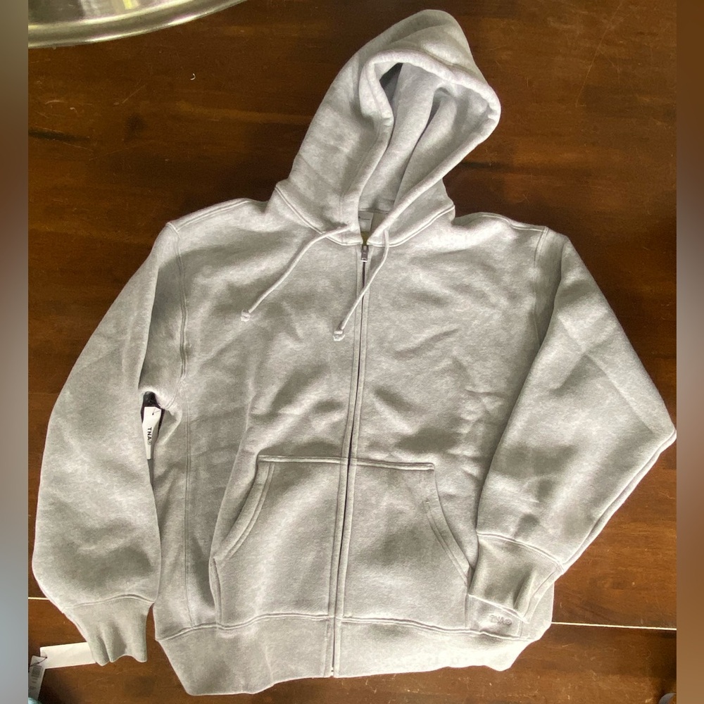 Cozy Fleece Boyfriend Boxy Zip Hoodie